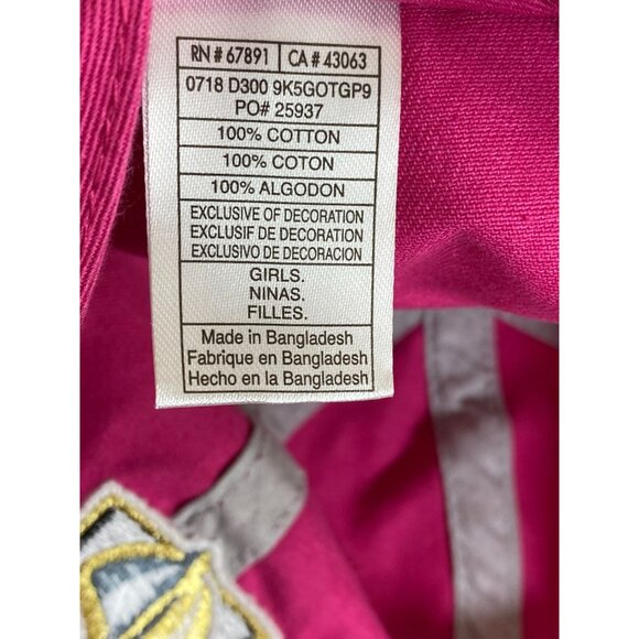 NHL Girls Fuchsia Pink Las Vegas Knights Hockey Baseball Cap Embroidered Logo - Picture 6 of 12